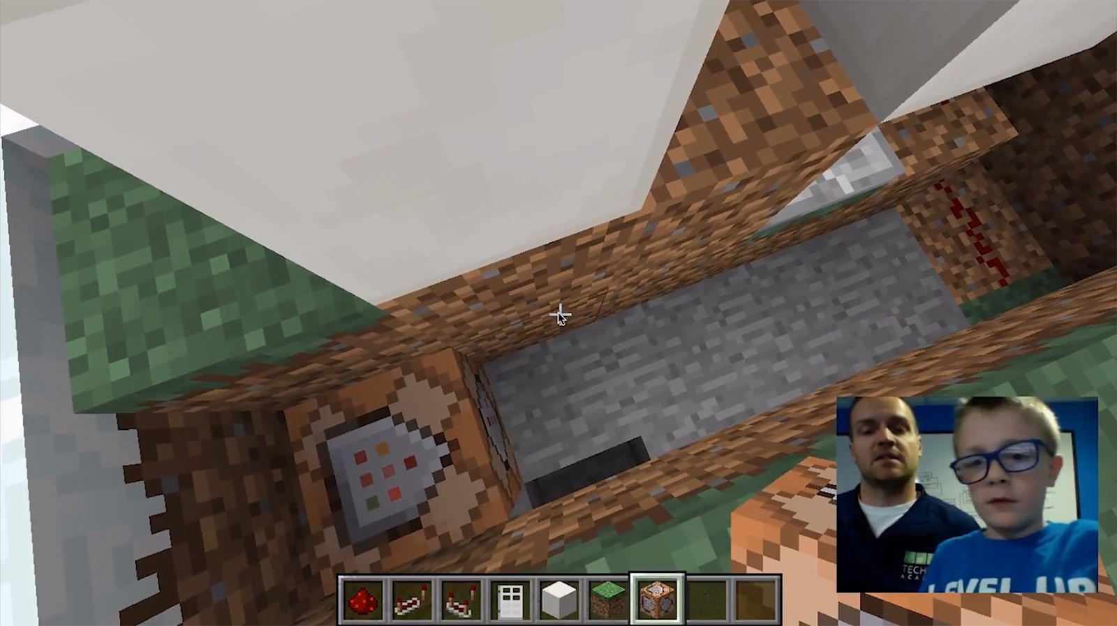 Use A Command Block To Create An Automatic Door In Minecraft In V1 12 Java Edition Techwise Academy